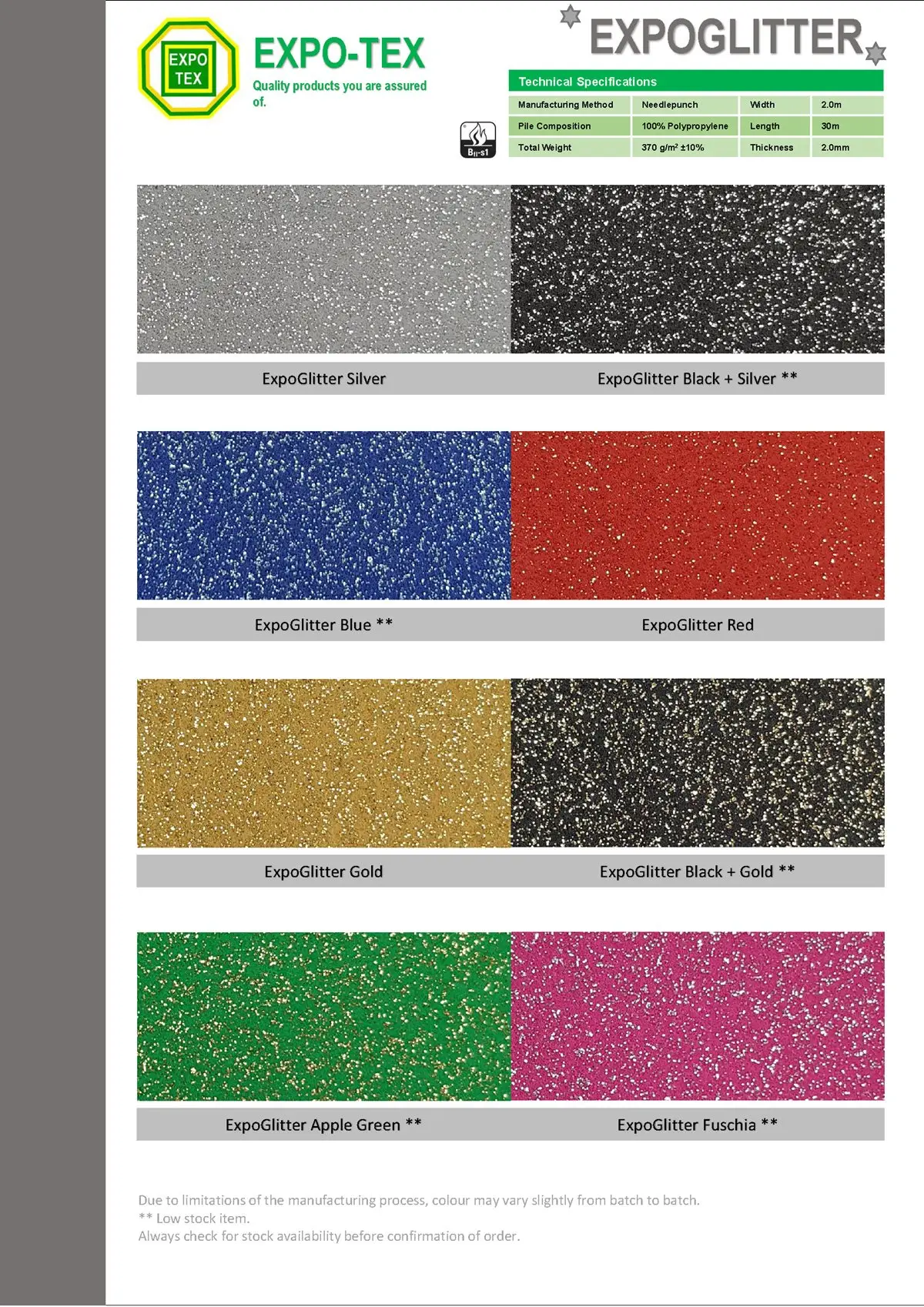 Exhibition carpet, glitter carpet, shining carpet, expo carpet, event carpet, p-pet, tentage carpet, atrium carpet, protection carpet, velour carpet