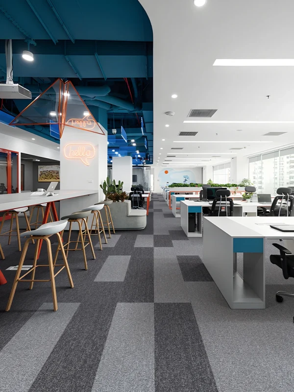 Carpet tile, plank carpet, office carpet, nylon carpet, commercial carpet